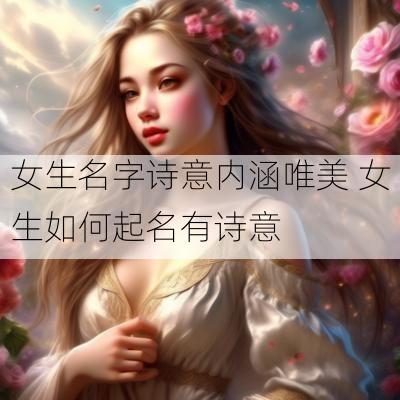 女生名字诗意内涵唯美 女生如何起名有诗意